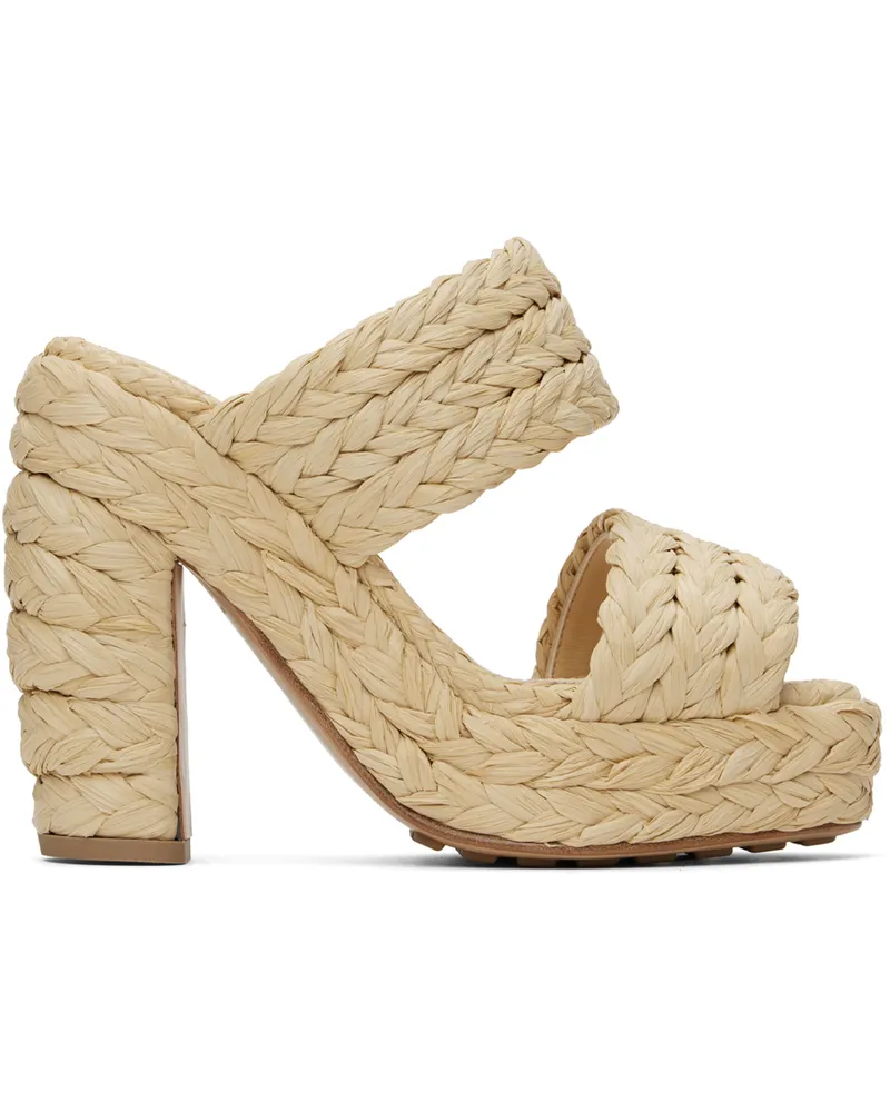 Bottega Veneta Beige Canalazzo Sandals 2624