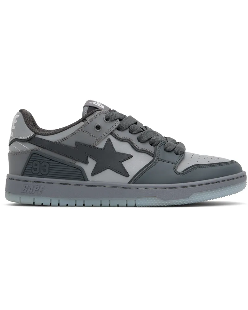 BAPE Gray SK8 STA #5 Sneakers Gray
