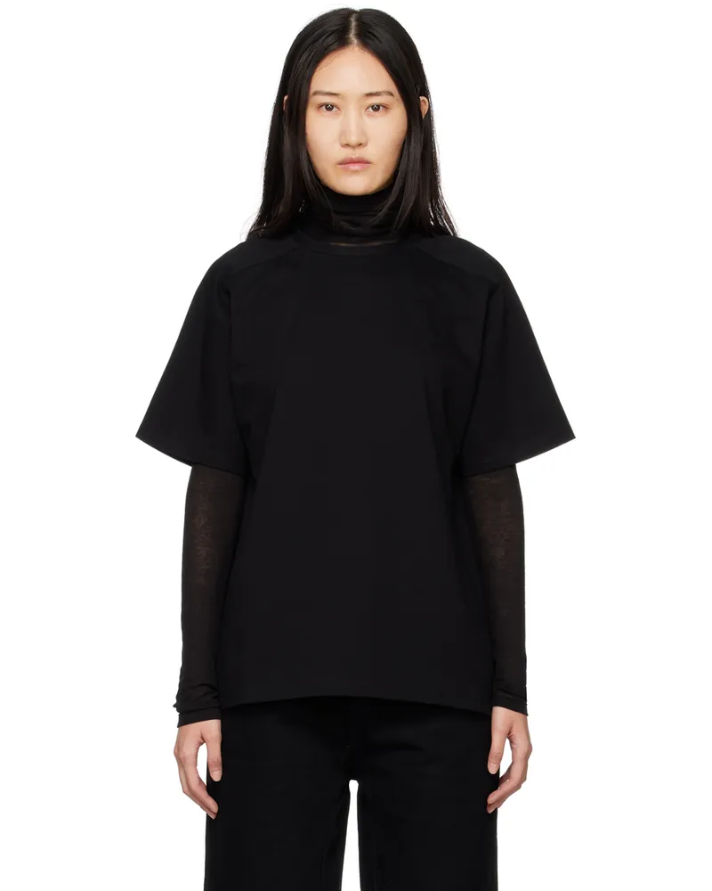Subtle Le Nguyen Black Communal T-Shirt Black