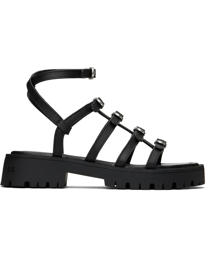 Marc Jacobs Black 'The Kiki Gladiator' Sandals 001