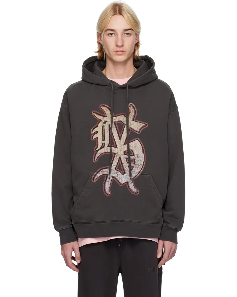ksubi Black Dug Out Biggie Hoodie Black