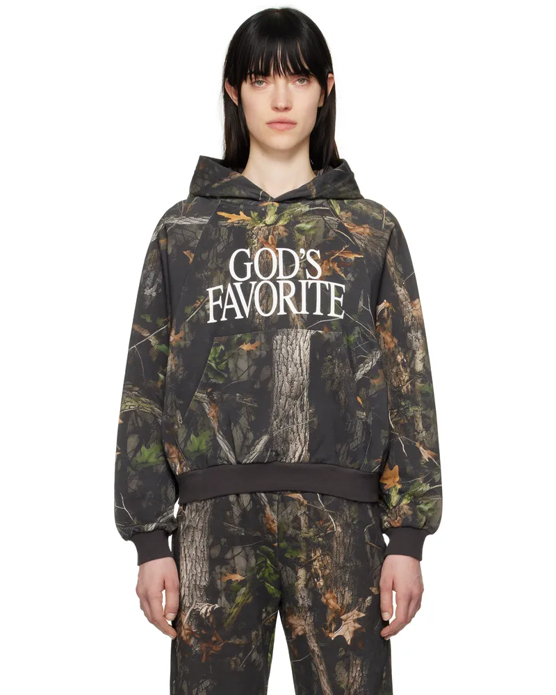 Praying Khaki 'God's Favorite' Camo Hoodie Camo