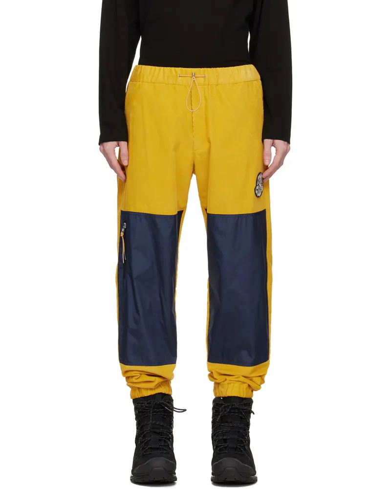 Moncler Yellow Colorblock Lounge Pants 185