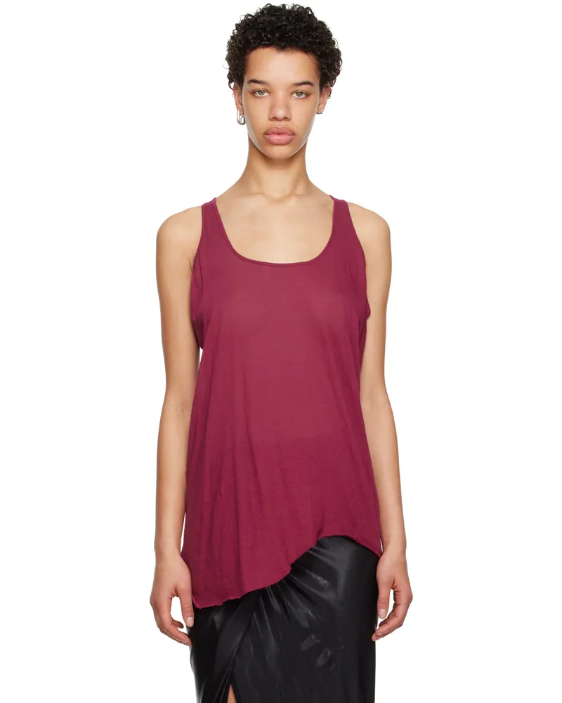 Rick Owens Pink Loose Tank Top 23