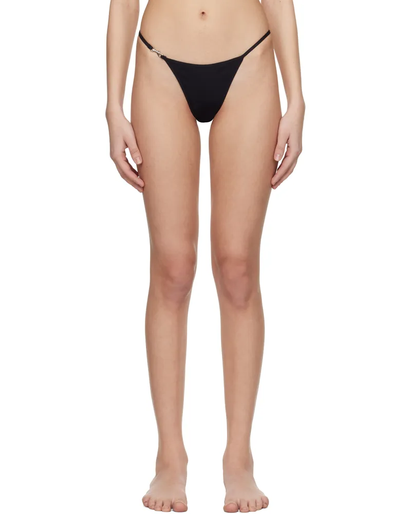 GIMAGUAS Black Carolina Thong Bikini Bottom Black