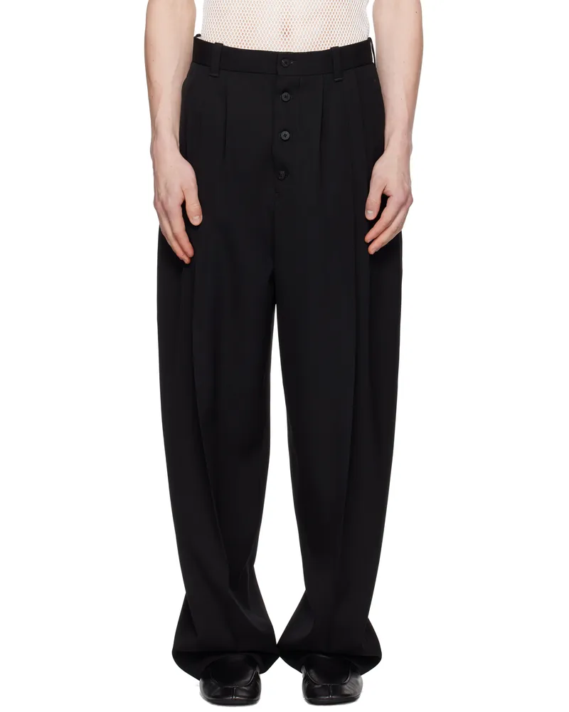 Jacquemus Black La Croisière 'The Fernando' Trousers 990