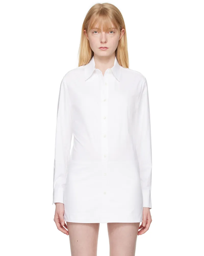RECTO White David Minidress Off