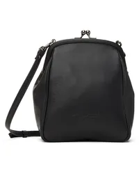 Yohji Yamamoto Black Clasp Shoulder Bag Black