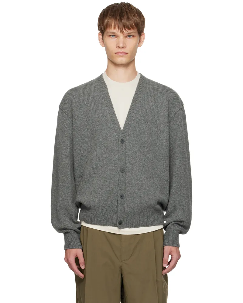 The Row Gray Mats Cardigan Gym