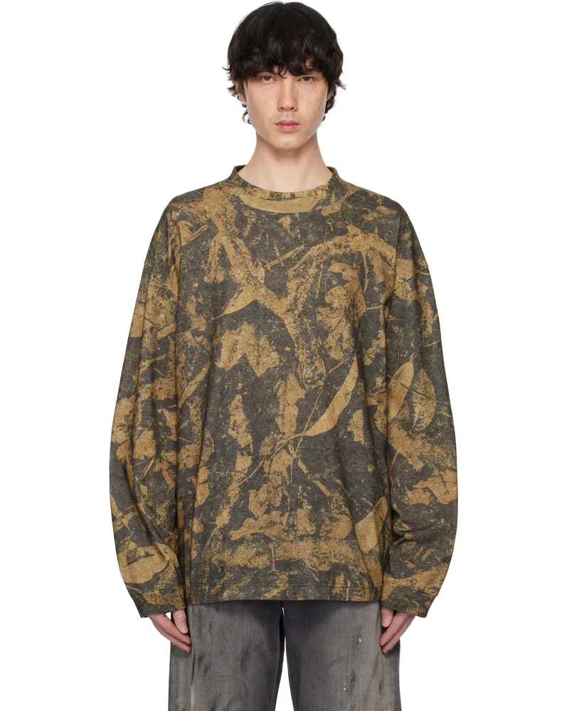 Acne Studios Brown Crew Neck Sweater Dry