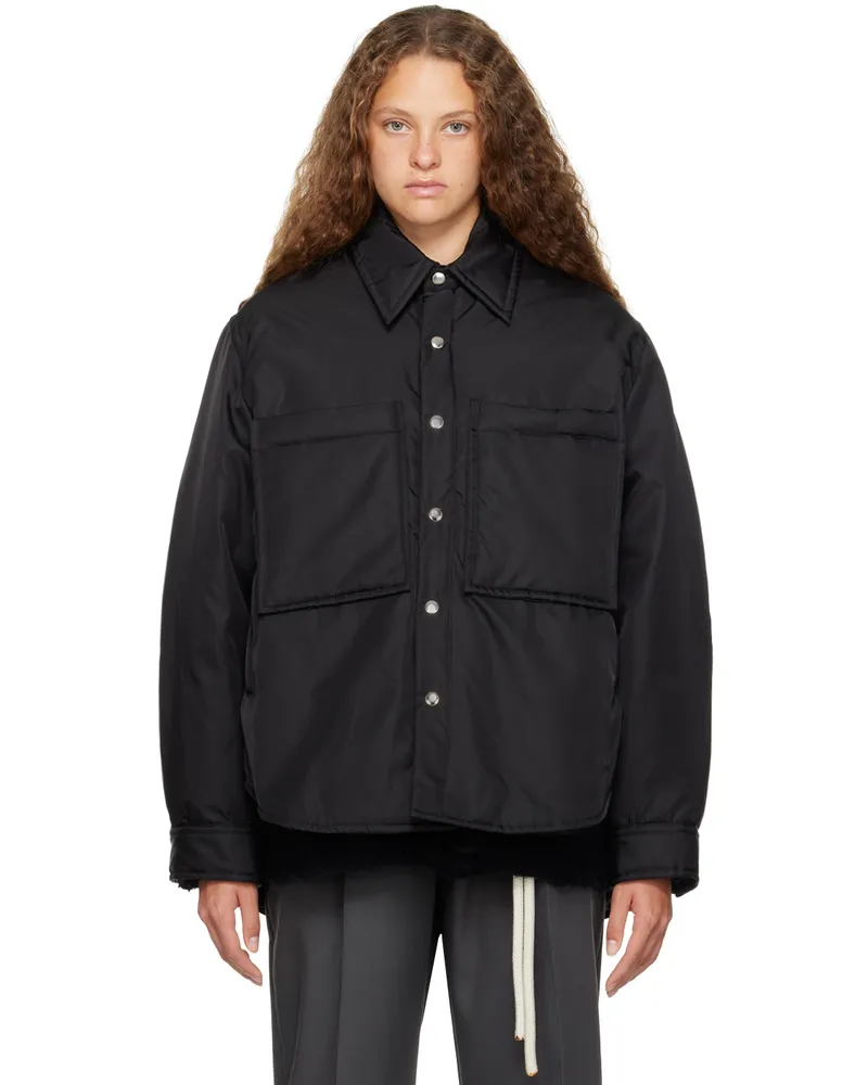 Song For The Mute Black Cocoon Jacket Black