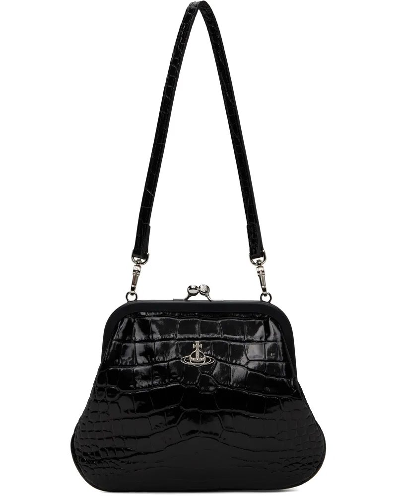 Vivienne Westwood Black Vivienne's Clutch N401