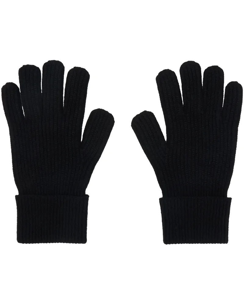 Ermenegildo Zegna Black Oasi Cashmere Gloves K09