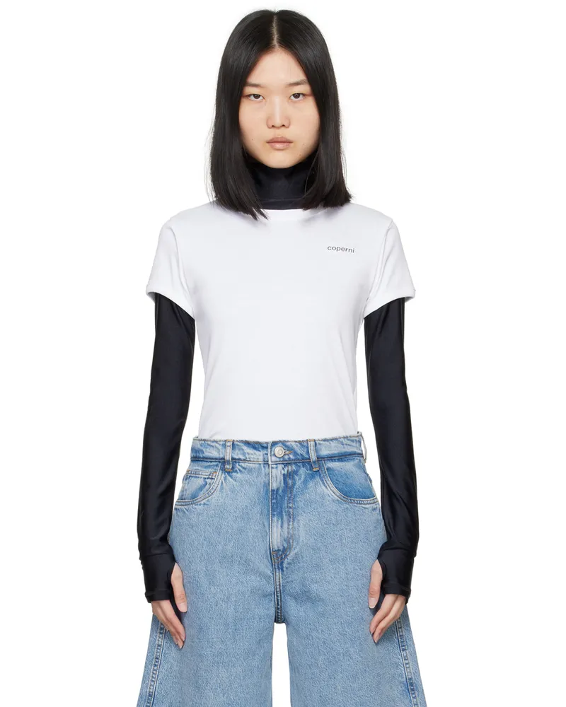 COPERNI White Printed Logo T-Shirt White-black