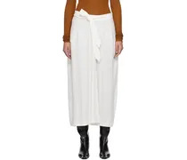 White Strap Maxi Skirt