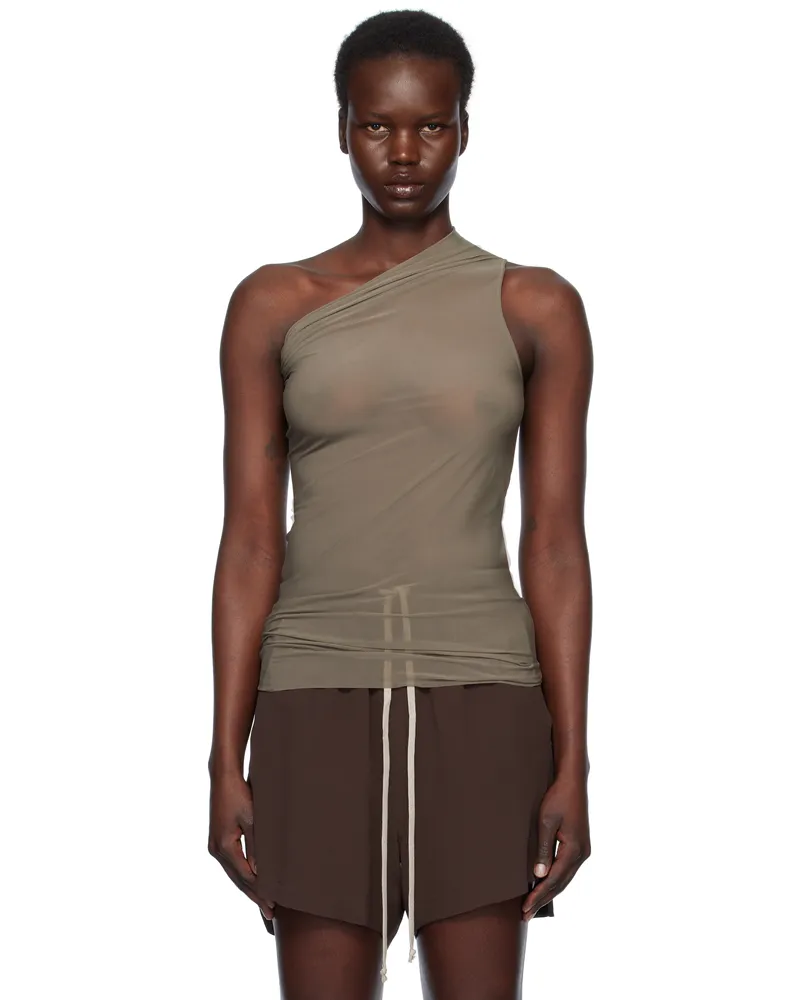 Rick Owens Gray Hollywood Athena Tank Top 34