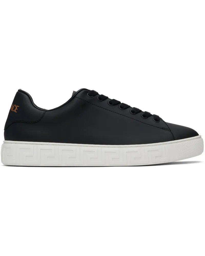 Versace Black Greca Sneakers 1b000-black
