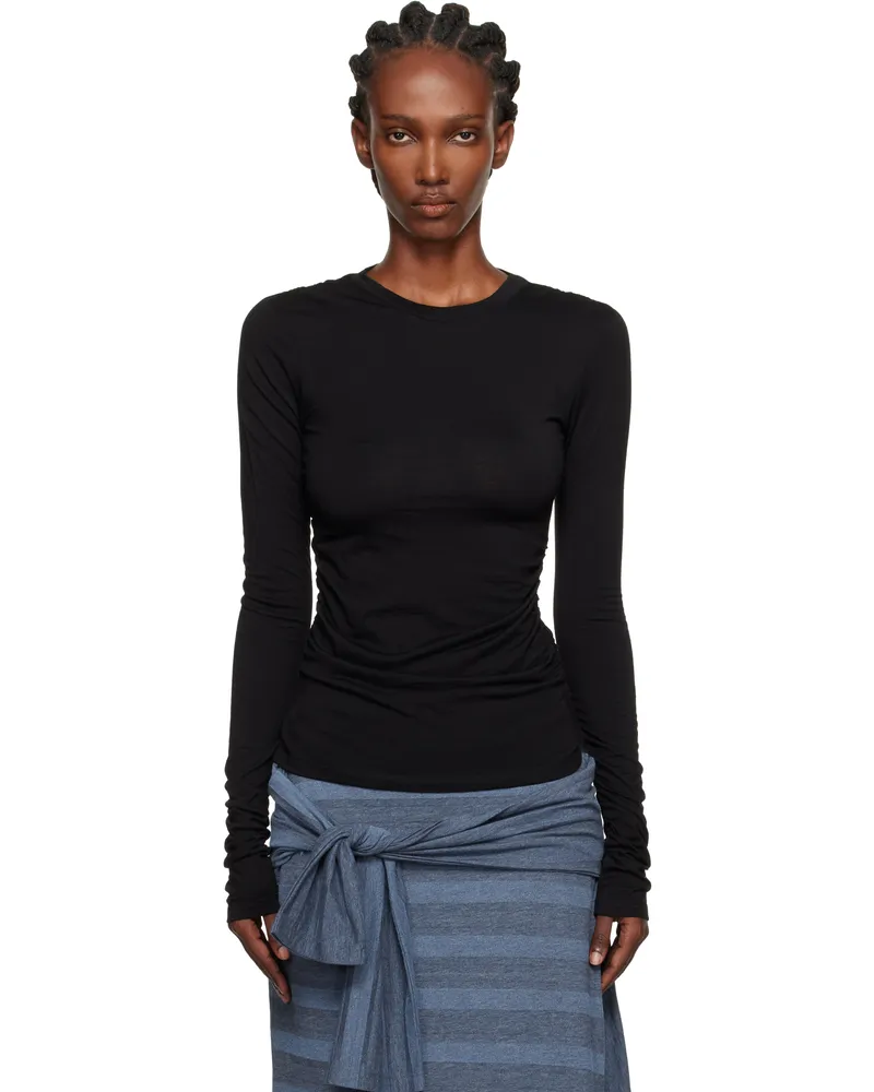 Our Legacy Black Strain Slim Longsleeve T-shirt Intellectual