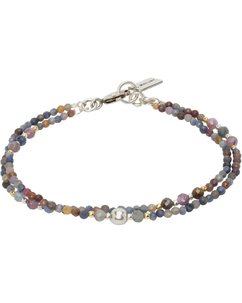 Isabel Marant Multicolor Beaded Bracelet Greyish