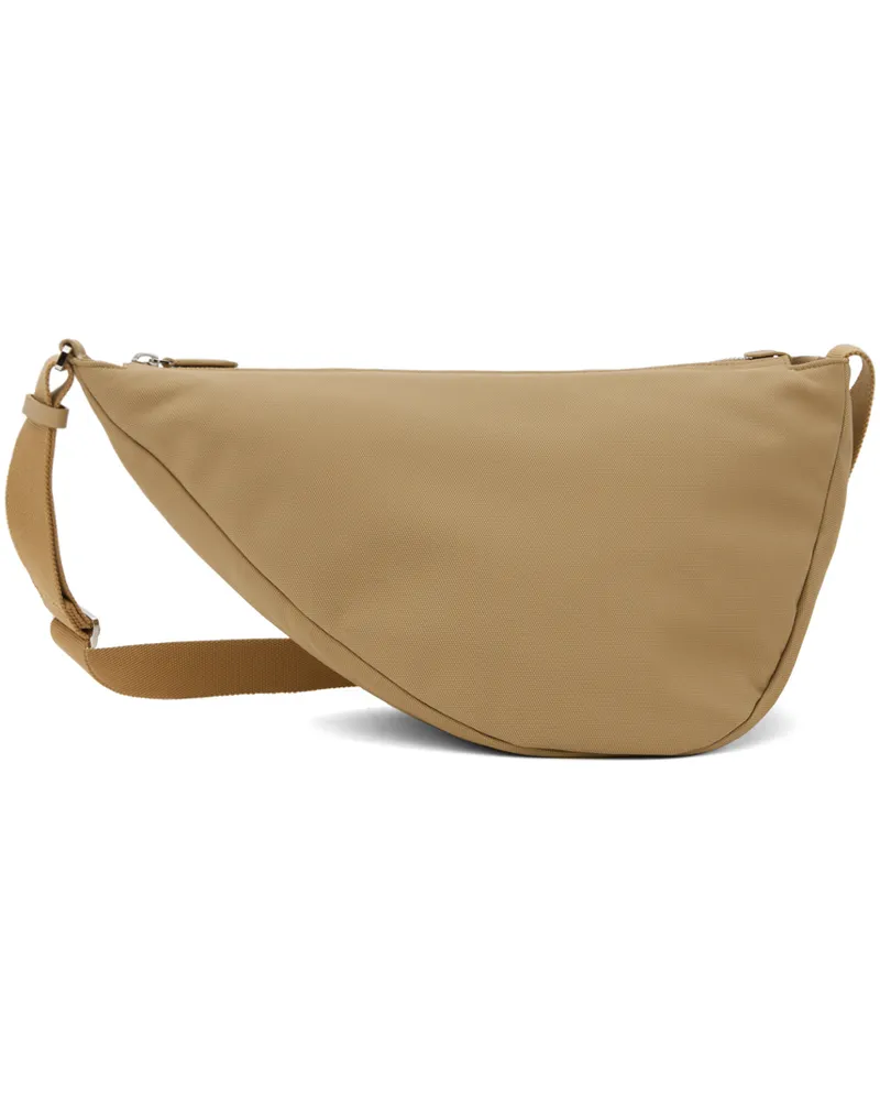 The Row Tan Slouchy Banana Two Bag Dune