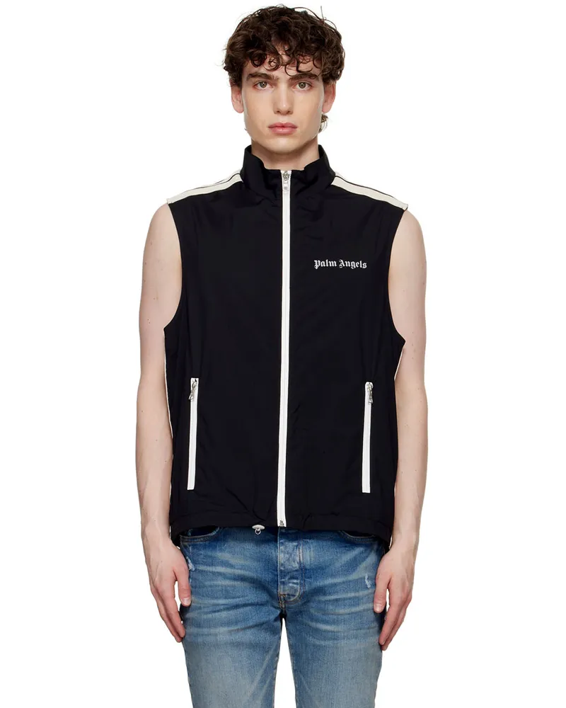 Palm Angels Black Classic Vest Black