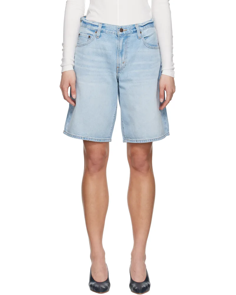 Levi's Blue Baggy Dad Denim Shorts Pick