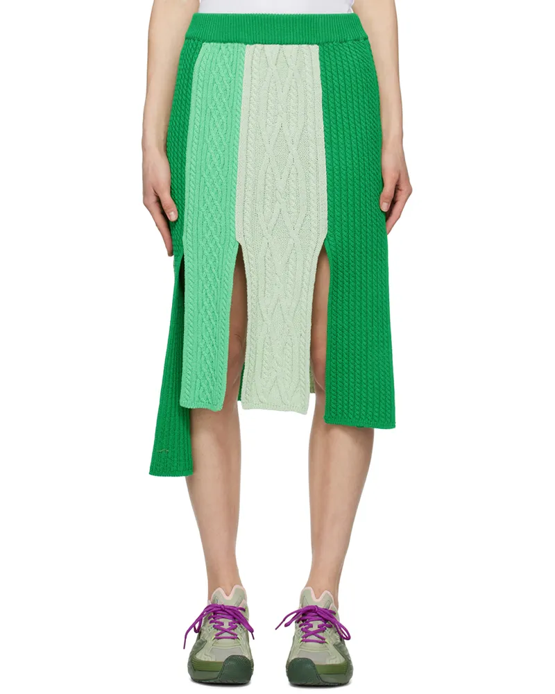 Andersson Bell Green Paola Midi Skirt Green