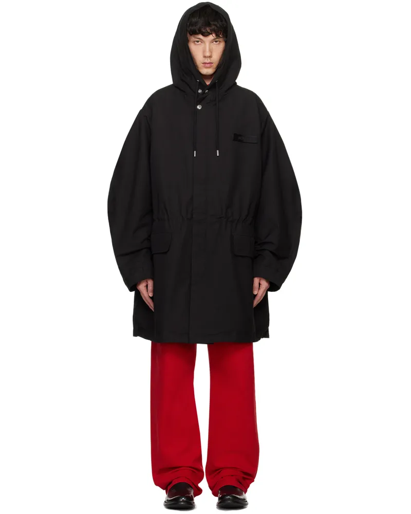 Jacquemus Black Les Classiques 'La parka Marrone' Jacket 990
