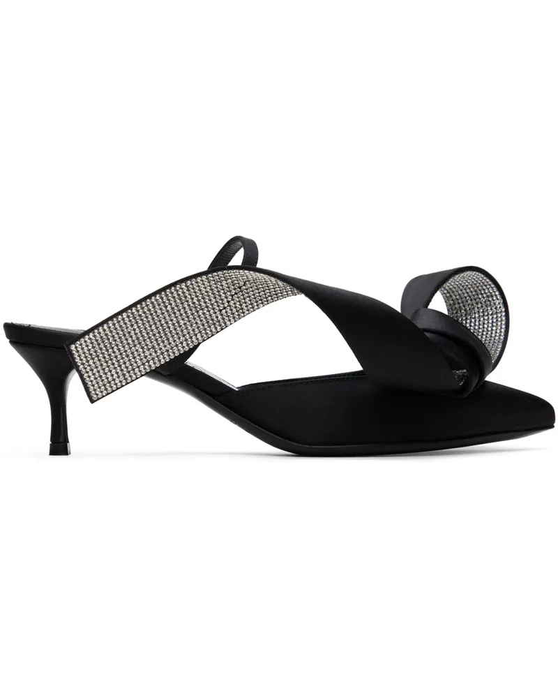 Area Black Sergio Rossi Edition Marquise Heeled Sandals 1000