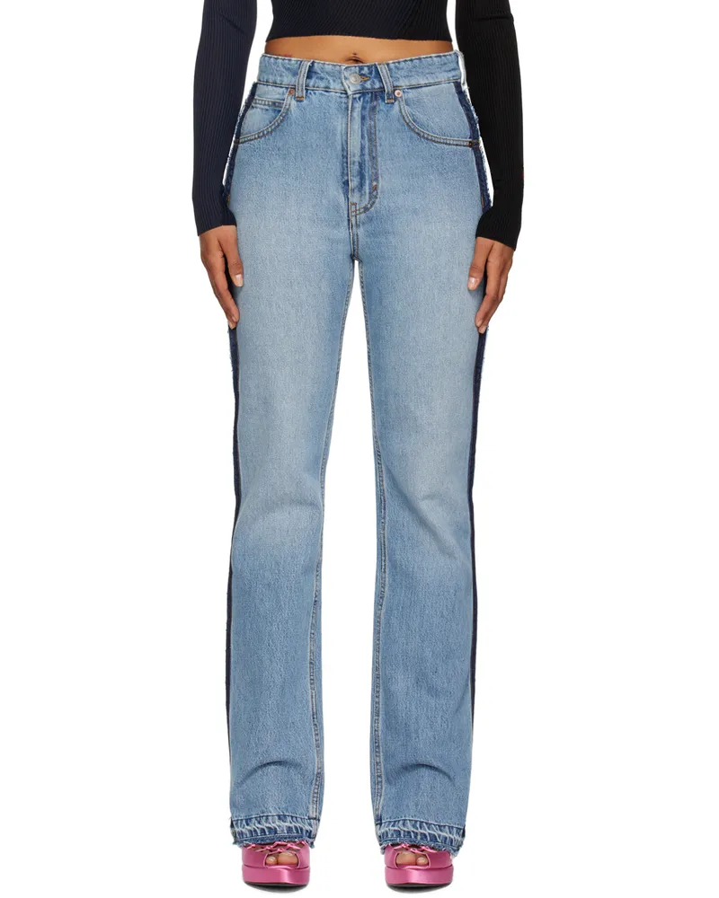 Victoria Beckham Blue Julia Jeans 8167