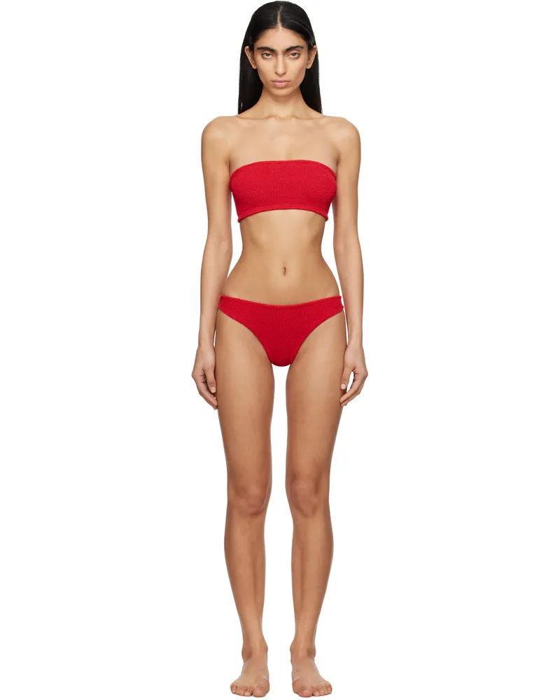 Hunza G Red Shay Bikini Red