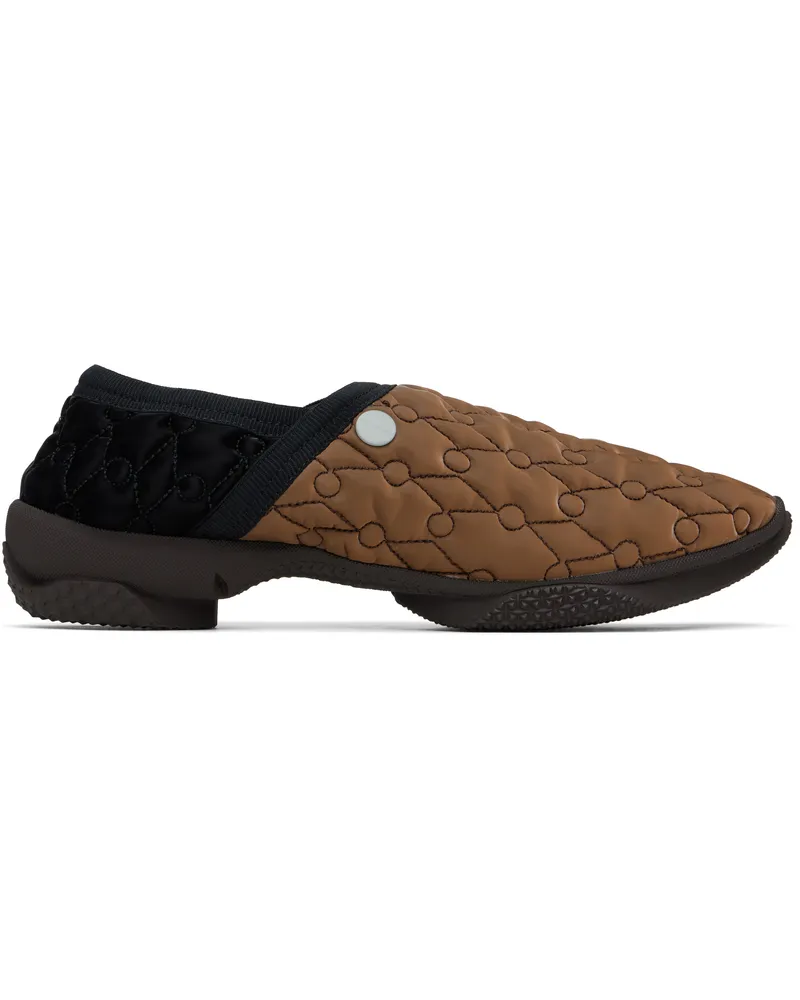 KIKO KOSTADINOV Brown & Black Solix Slippers Cedar
