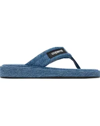 COPERNI Blue Denim Branded Flip Flops Wasblu