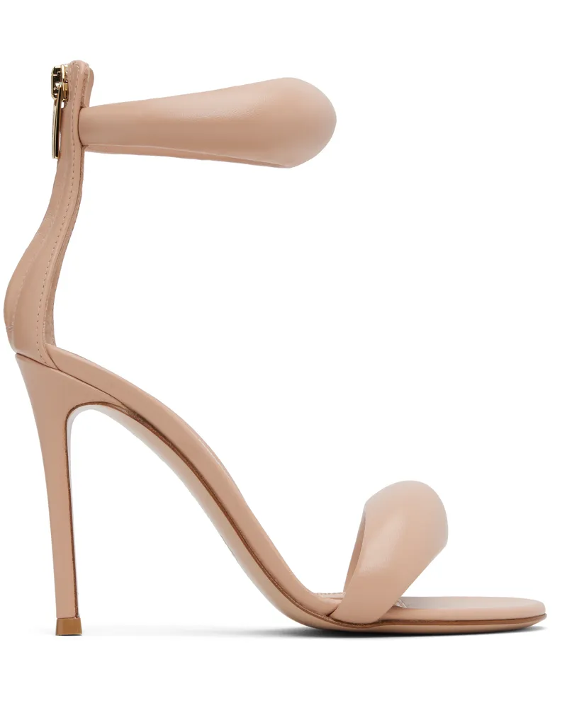 Gianvito Rossi Pink Bijoux Heeled Sandals Peach