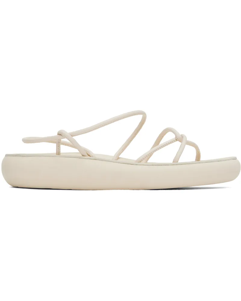Ancient Greek Sandals Off-White Taxidi Comfort Sandals Off