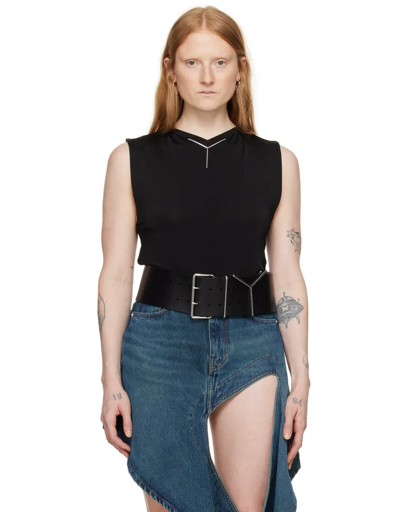 Y/PROJECT Black Chrome Tank Top Black