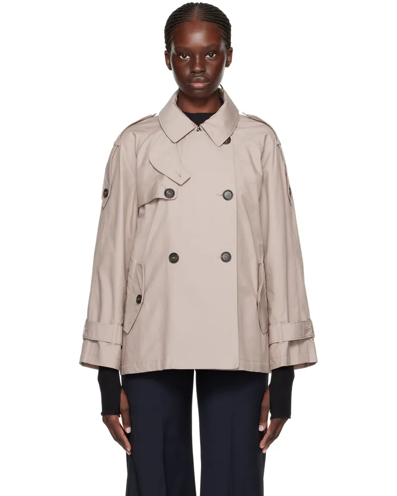 Max Mara Brown Dtrench Jacket 8