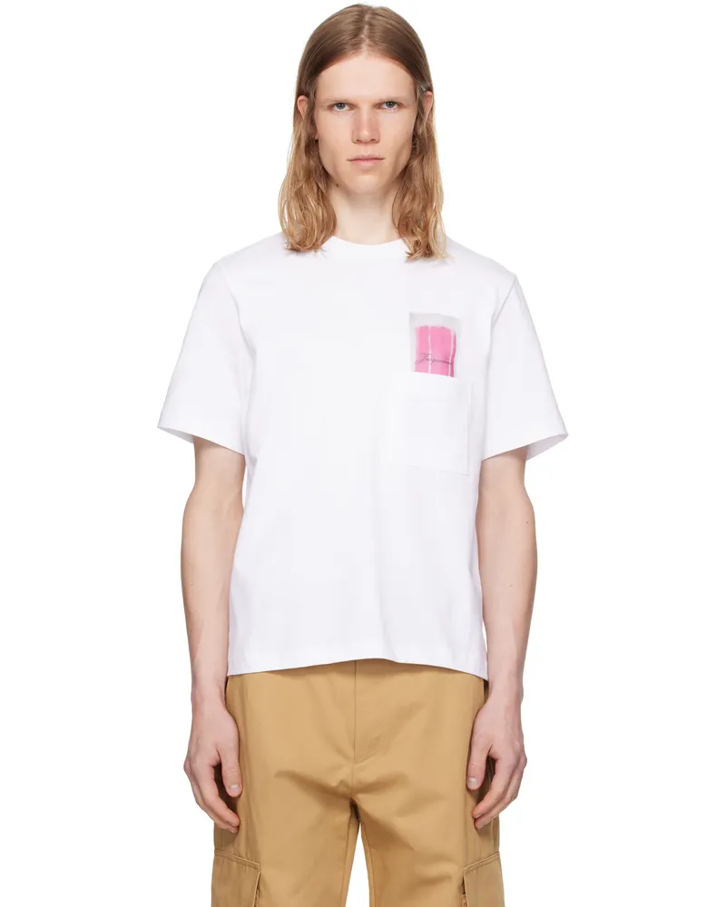 Jacquemus White 'Le T-shirt Esquimau' T-shirt 1ir