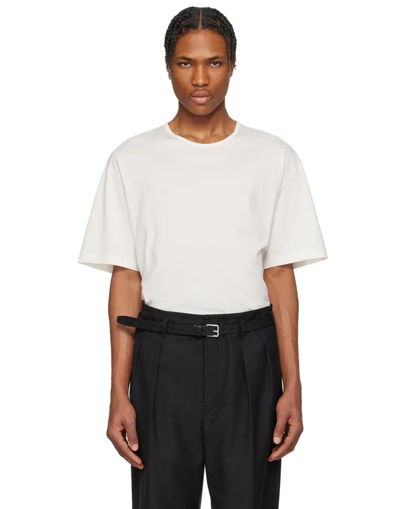 Christophe Lemaire Off-White Relaxed T-shirt Wh001