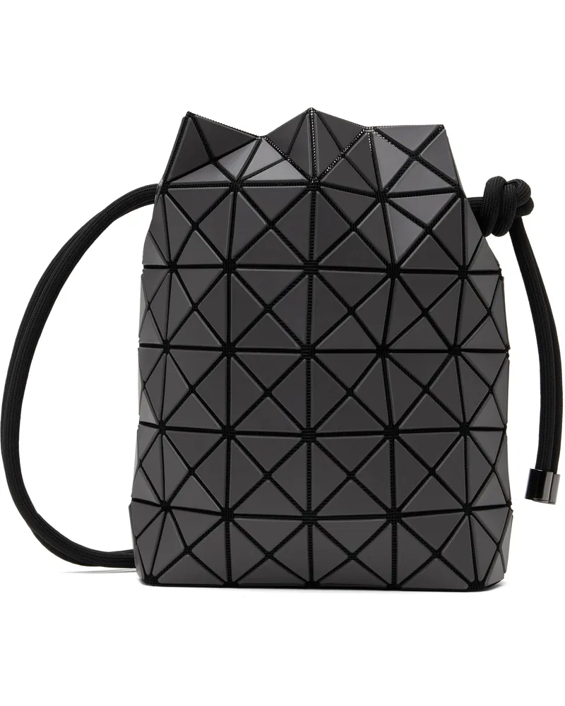 Issey Miyake Gray Wring Matte Bag 18-charcoal