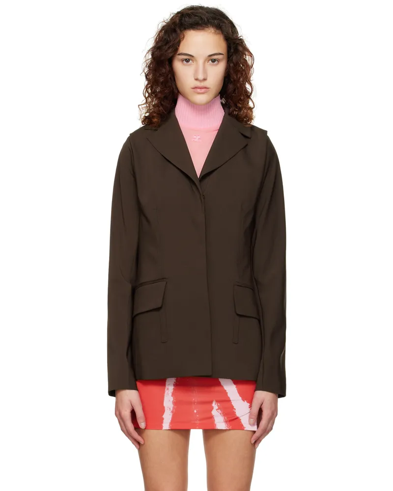 ioannes Brown Elsa Blazer Ganache