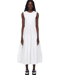 Cecilie Bahnsen White Ruth Midi Dress White