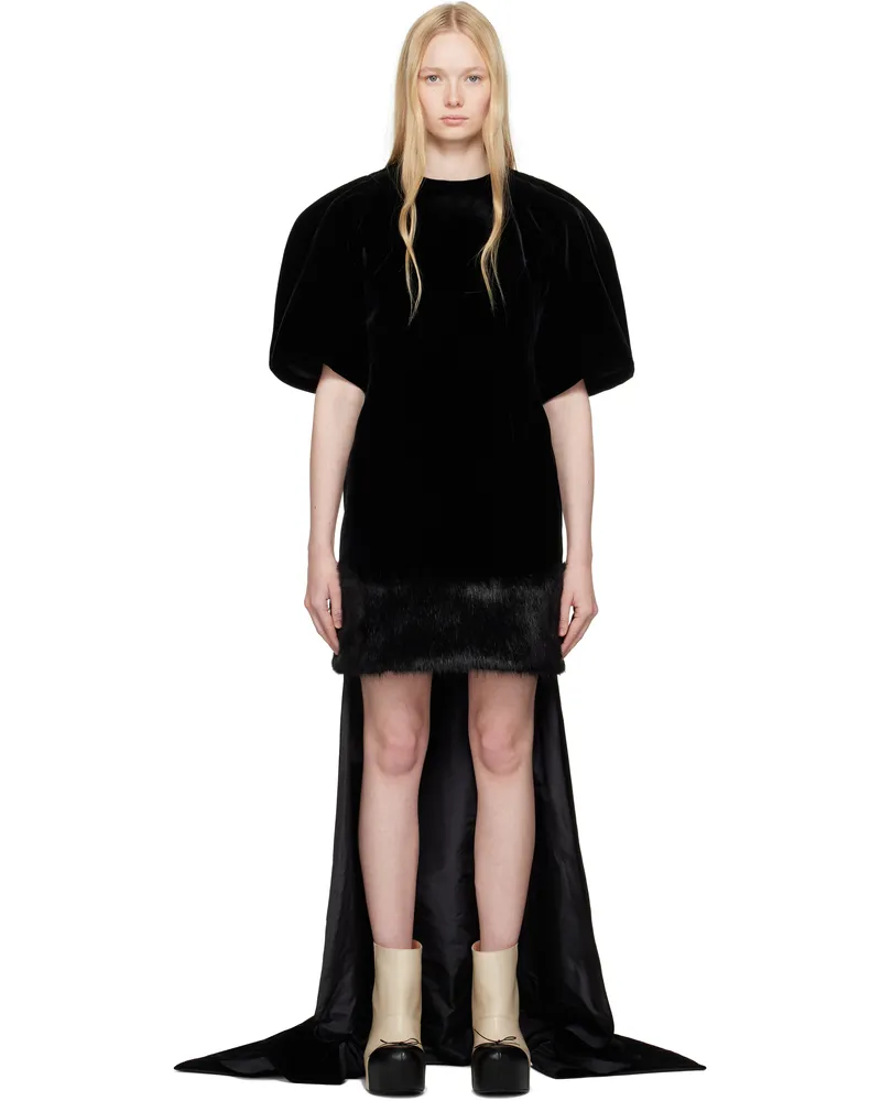 Fidan Novruzova Black Enya Evening Minidress Black