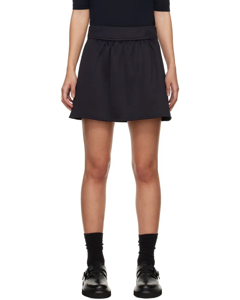 Max Mara Black Nettuno Miniskirt 1