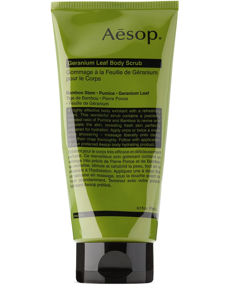 Aesop Geranium Leaf Body Scrub, 180 mL N