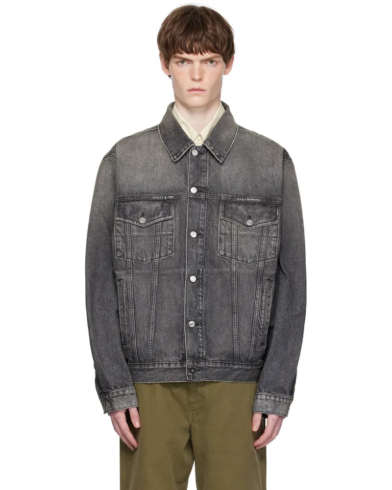 Hope Gray Boxy Denim Jacket Heavy