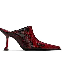 Miista Red Ashlyn Snake Mules Sand