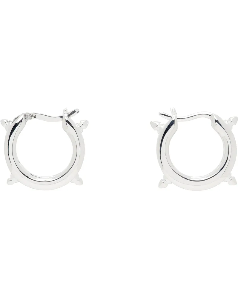 Stolen Girlfriends Club Precious Punk Huggie Earrings Sterling