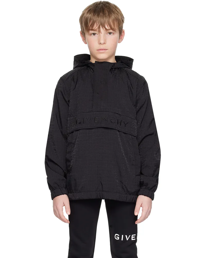 Givenchy Kids Black Printed Jacket 09b