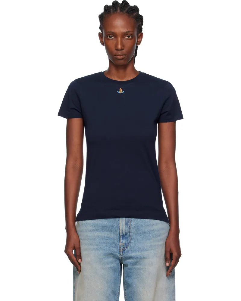 Vivienne Westwood Navy Orb Peru T-shirt K410
